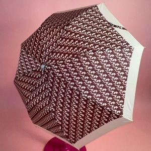 Authentic Vintage Christian Dior monogrammed trotter logo diorissmo umbrella